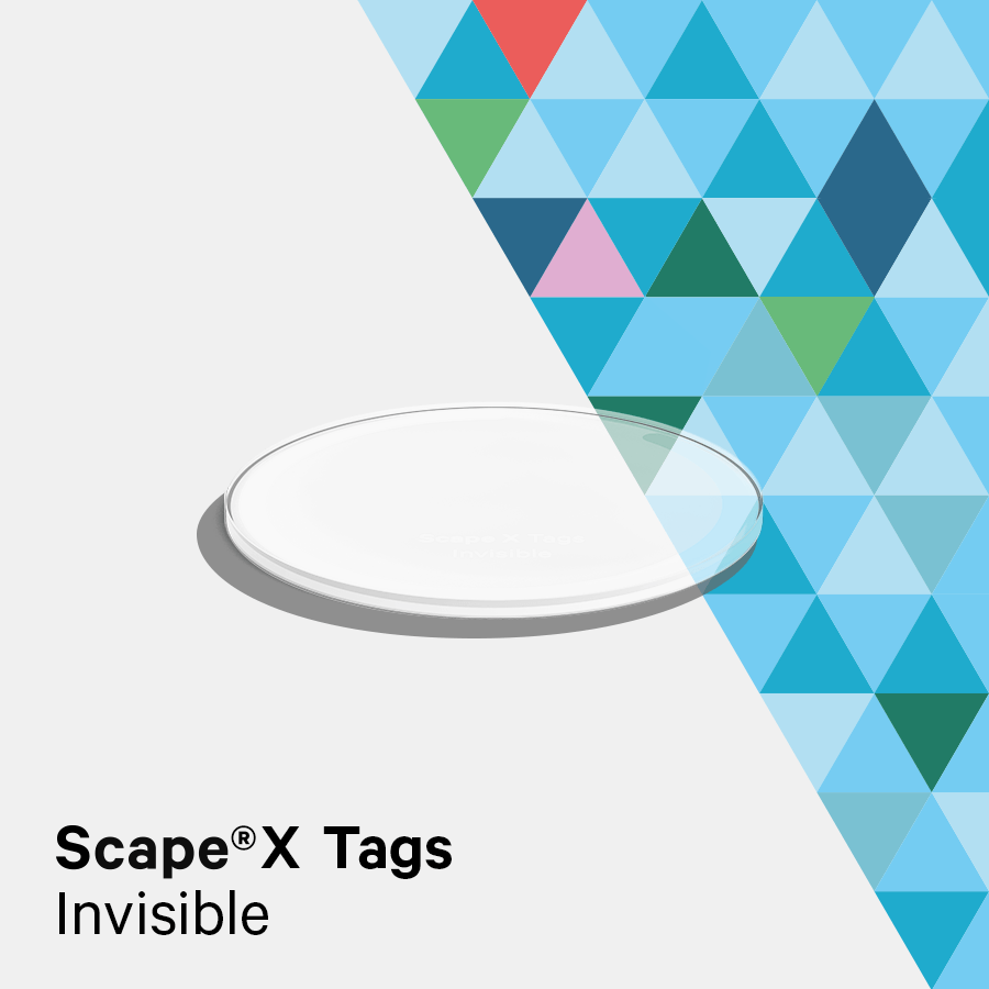 Scape X Invisible Product-Rendering mit bunten Dreiecken