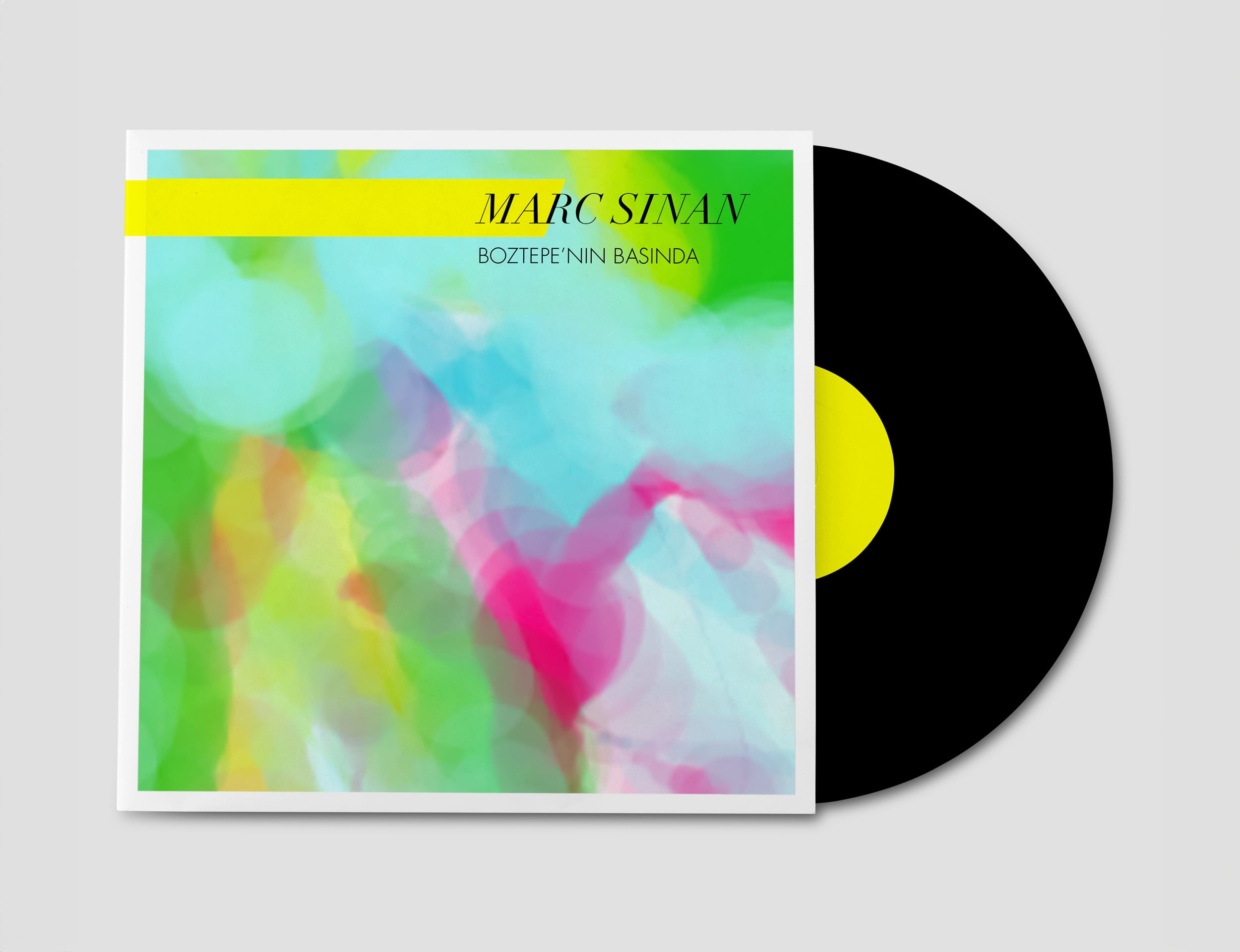 Marc Sinan Album Cover mit generativem Sound-Visualiser
